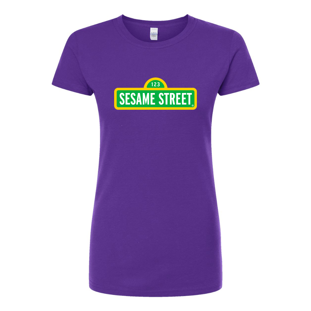 Women's Sesame Street Show Round Neck T-Shirt