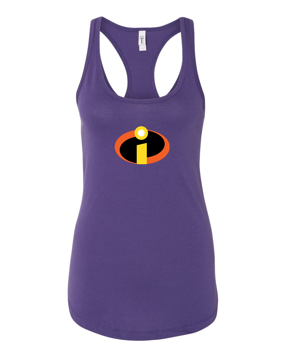 Women's The Incredibles Cartoon Racerback Tank Top