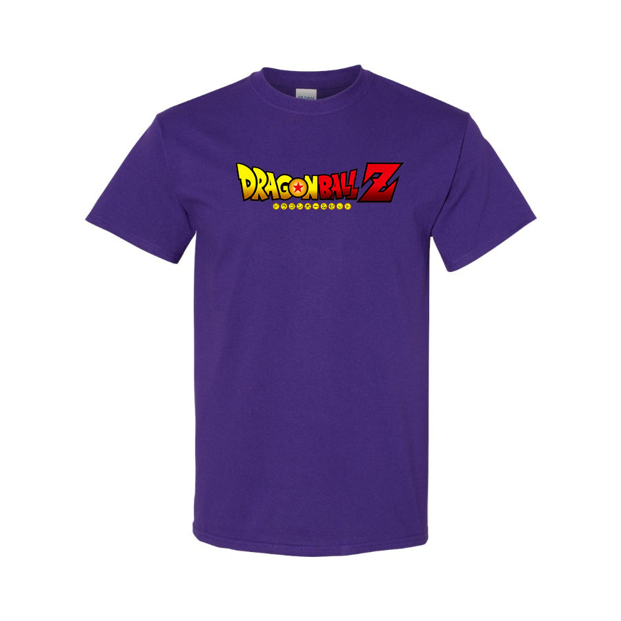 Men's Dragon Ball Z Cartoon Title Cotton T-Shirt