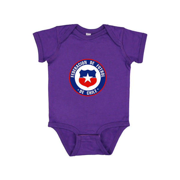 Chile National SoccerTeam  Baby Romper Onesie