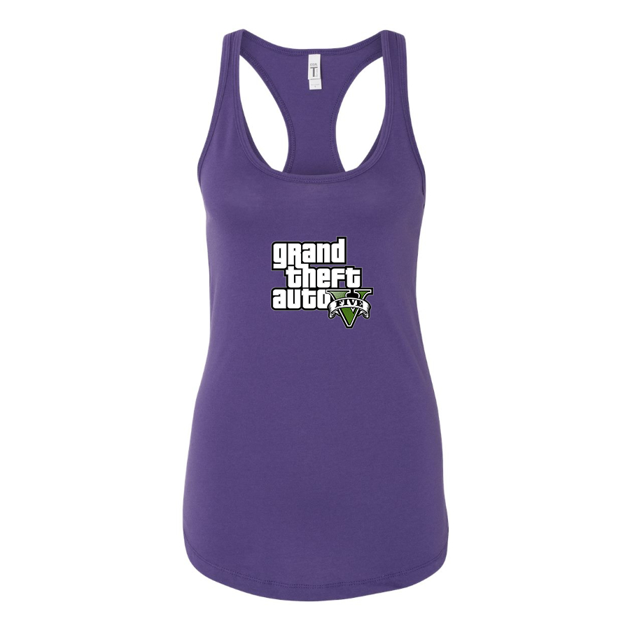 Women's GTA 5 Grand Theft Auto V Racerback Tank Top Game