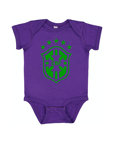 Baby Brazil Soccer Romper Onesie