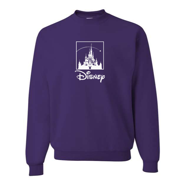 Men's Walt Disney Cartoon  Crewneck Sweatshirt