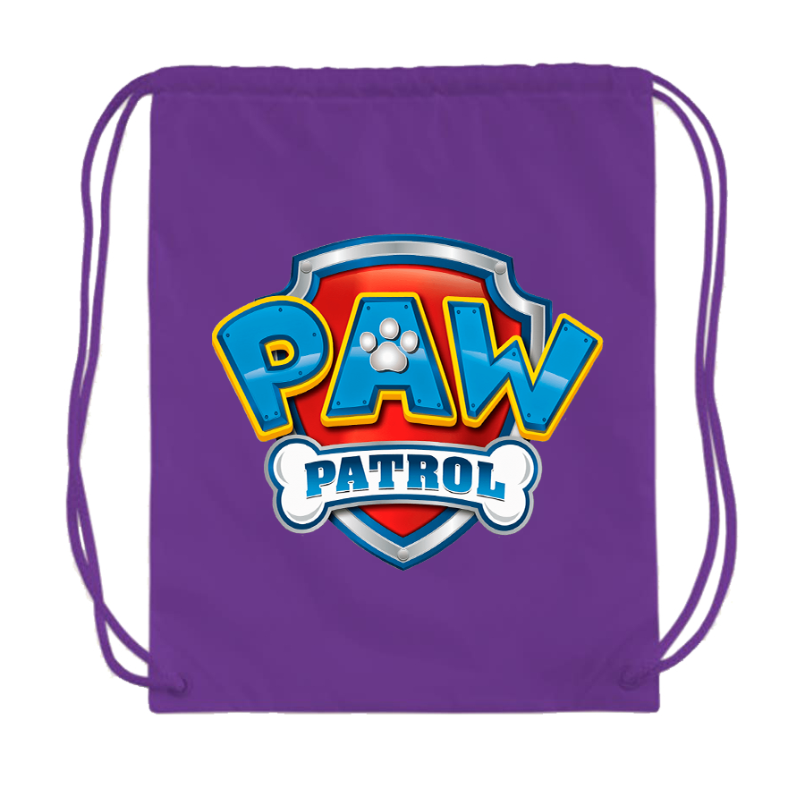 Paw Patrol Cartoon Drawstring Bag