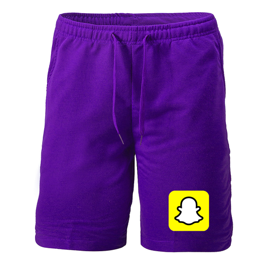 Men's Snapchat Social Athletic Fleece Shorts