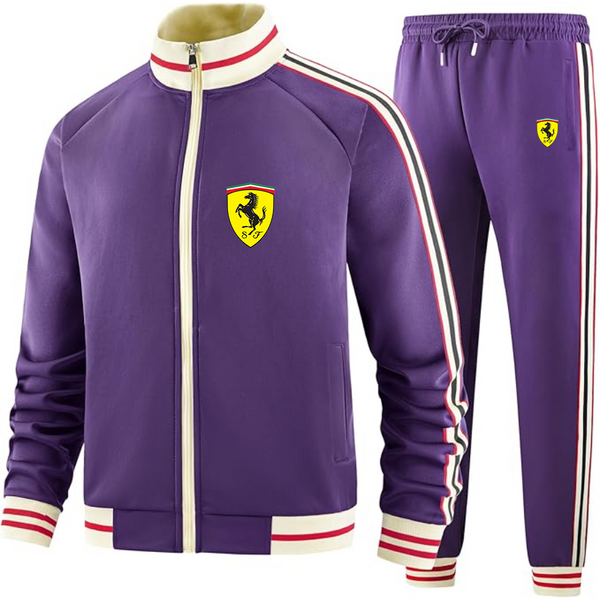 Men's  Ferrari Motorsport Car - Premium Two-Piece Designer Tracksuit