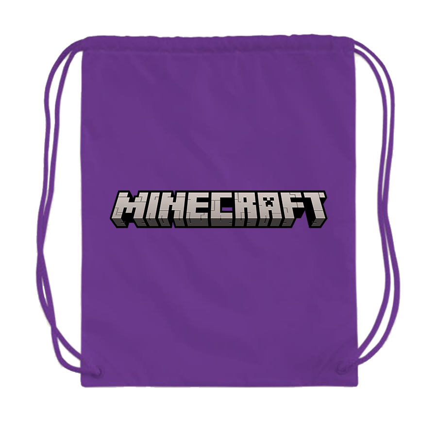 Minecraft Game Drawstring Bag