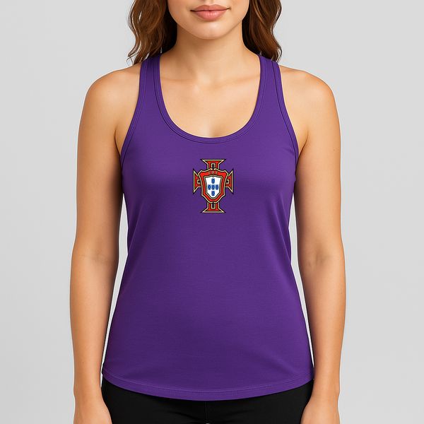 Women's Portugal National Soccer Team Racerback Tank Top