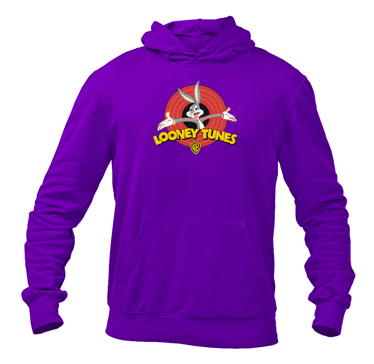 Men's Looney Tunes Warner Brothers Cartoon Pullover Hoodie