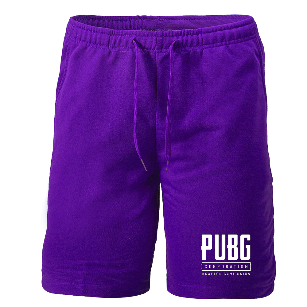 Men's PUBG Multiplayer Shooting Game Athletic Fleece Shorts