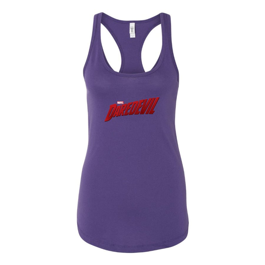 Women's Daredevil Marvel Superhero Racerback Tank Top