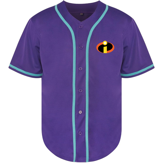 Men's The Incredibles Cartoon Baseball Jersey