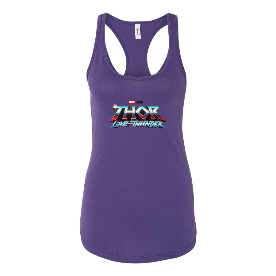 Women's Thor Love & Thunder Superhero Racerback Tank Top