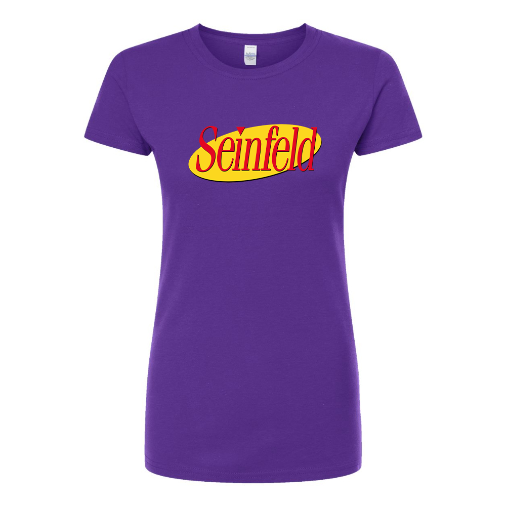 Women's Seinfeld Sitcom Show Round Neck T-Shirt