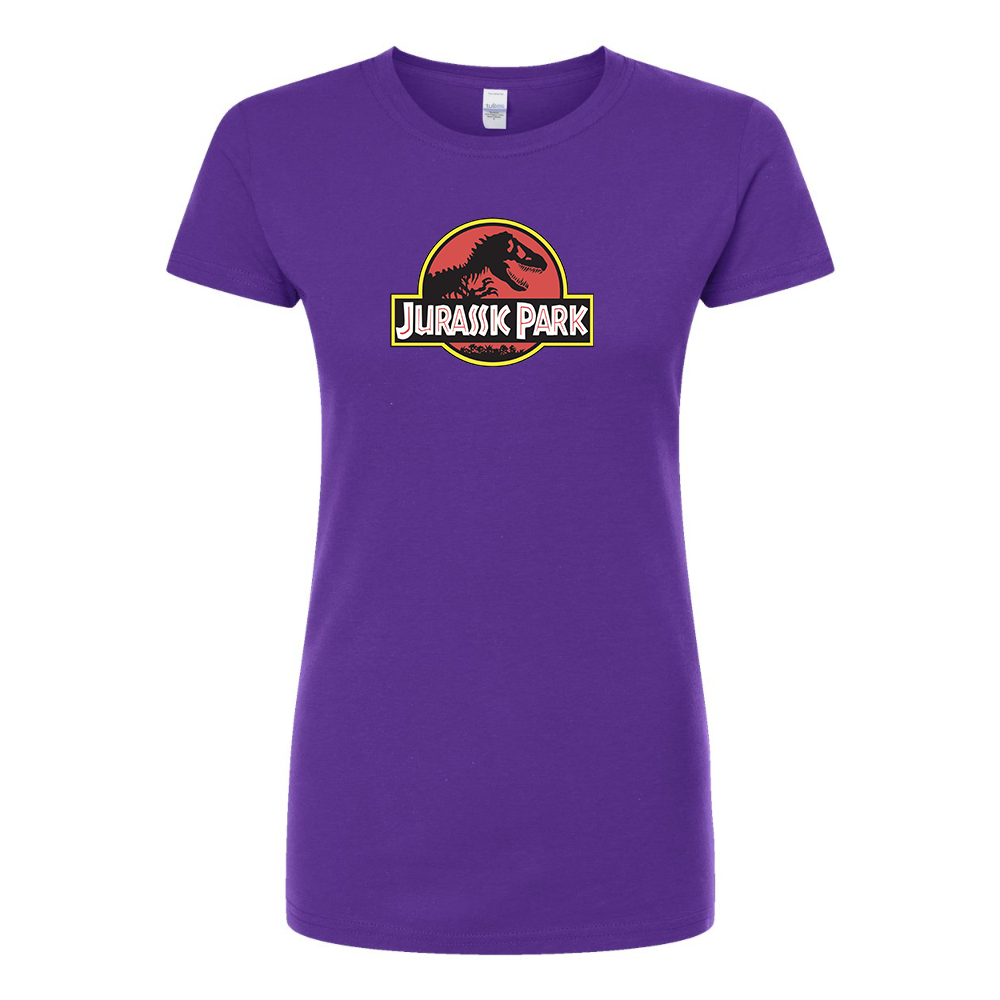 Women's Jurassic Park Movie Round Neck T-Shirt