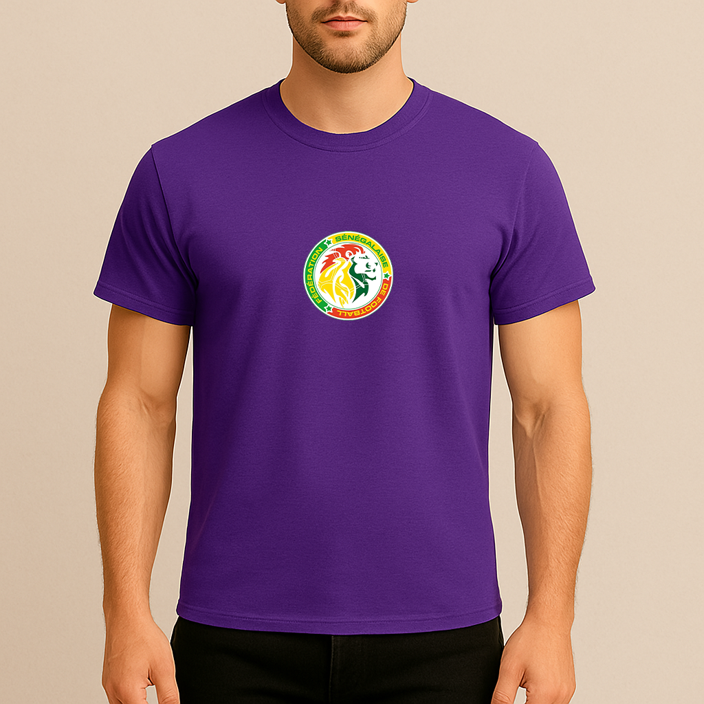Men's Senegal National Soccer Team Cotton T-Shirt