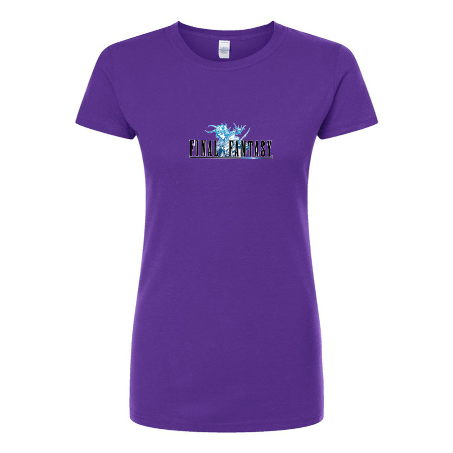 Women's Final Fantasy Game Round Neck T-Shirt