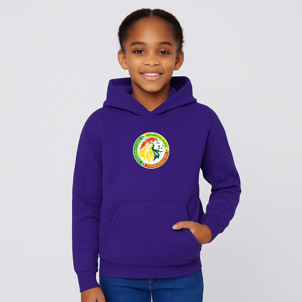 Youth Kids Senegal National Soccer Team Pullover Hoodie