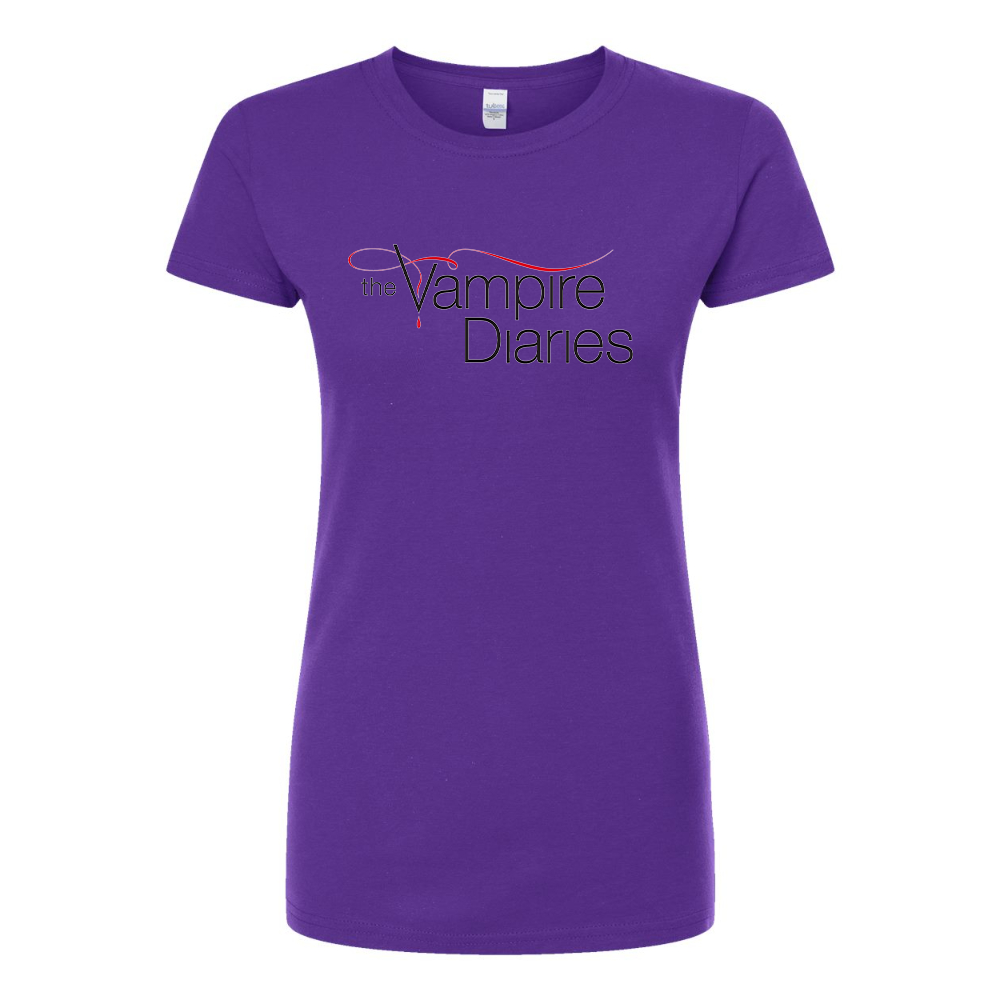 Women's The Vampire Diaries Series Show Round Neck T-Shirt