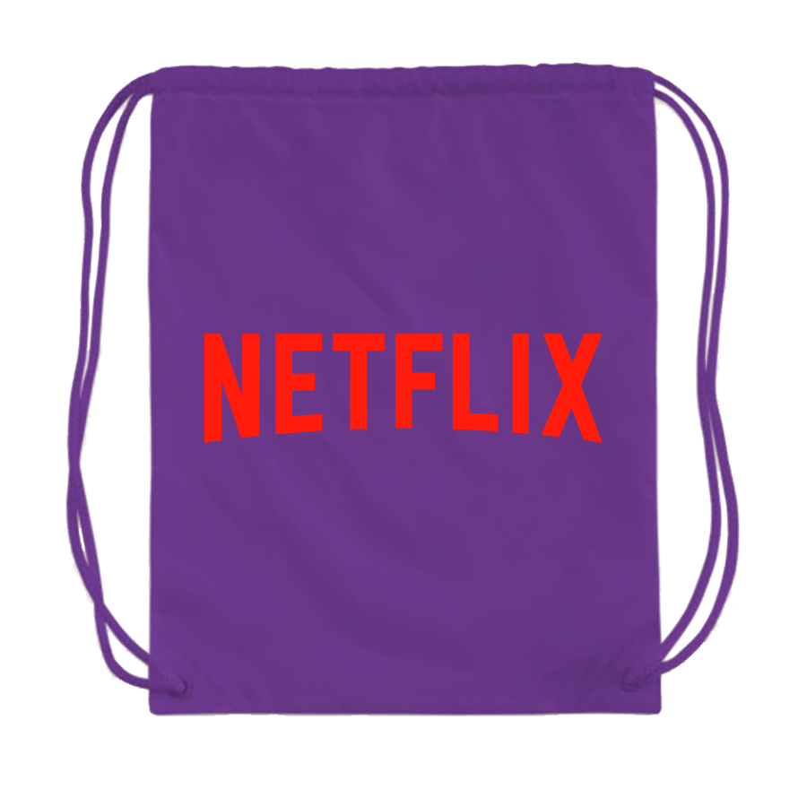 Netflix Movie Show Drawstring Bag