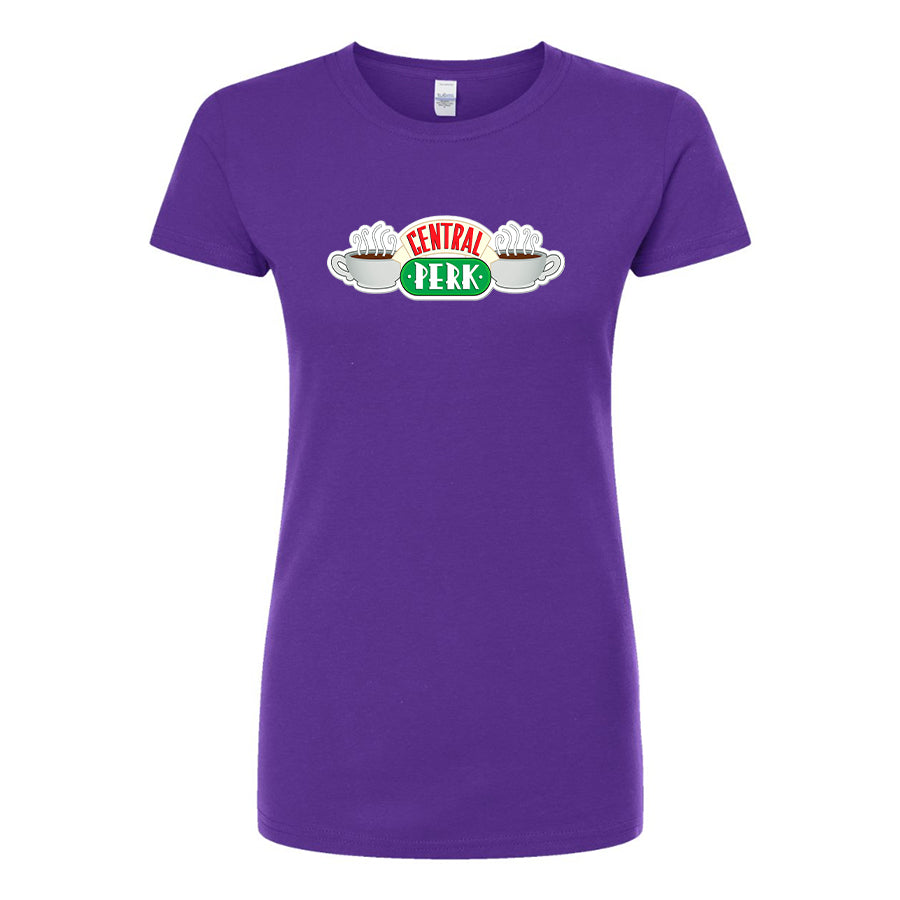 Women's Central Perk Friends Show Round Neck T-Shirt