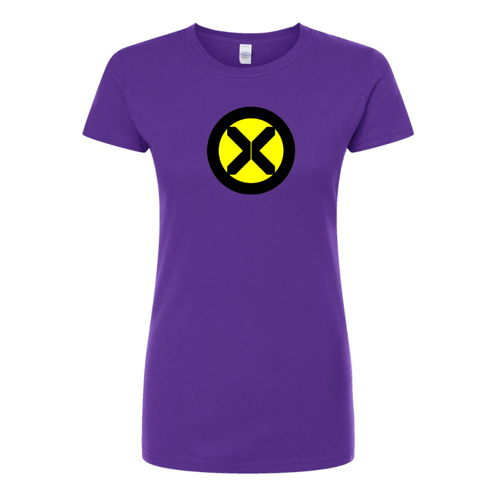 Women's X-Men Marvel Comics Superhero Round Neck T-Shirt