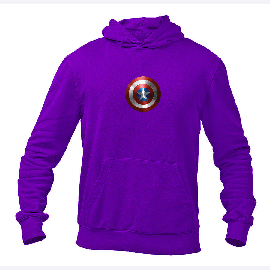 Men's Captain America Superhero Pullover Hoodie