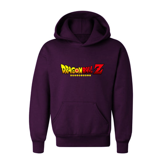 Youth Kids Dragon Ball Z Cartoon Title Pullover Hoodie