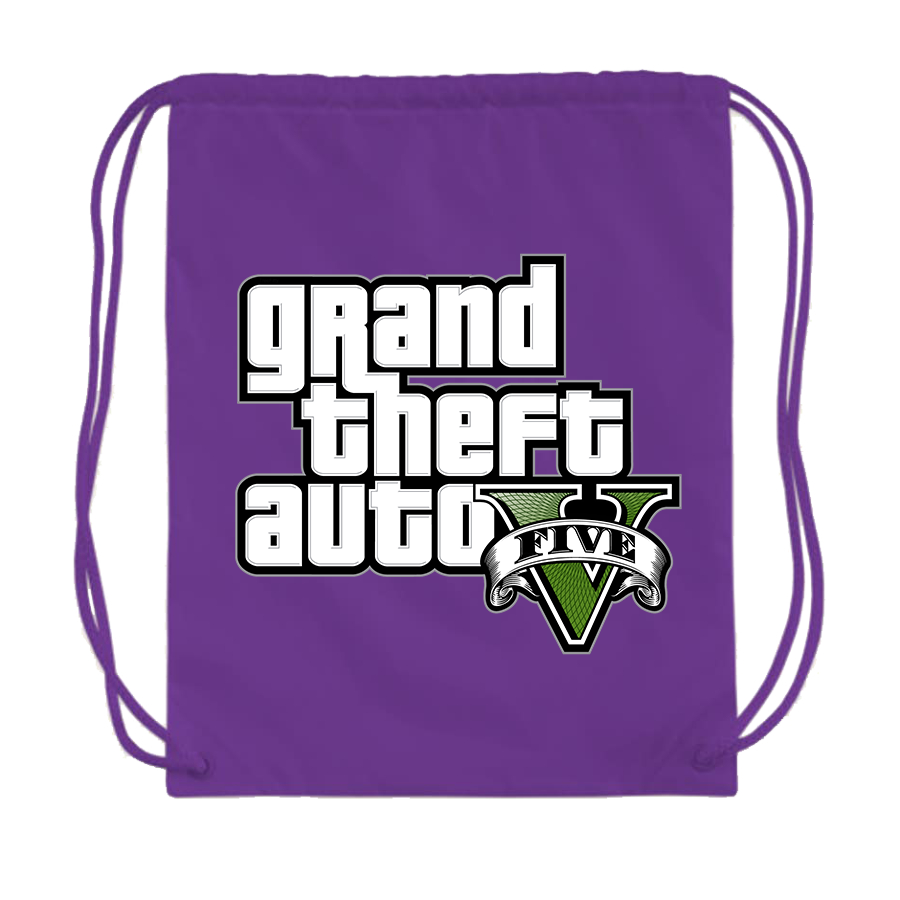 GTA 5 Grand Theft Auto V Drawstring Bag Game