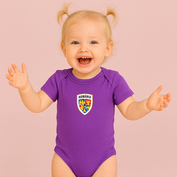 Romania National Soccer Team Baby Romper Onesie