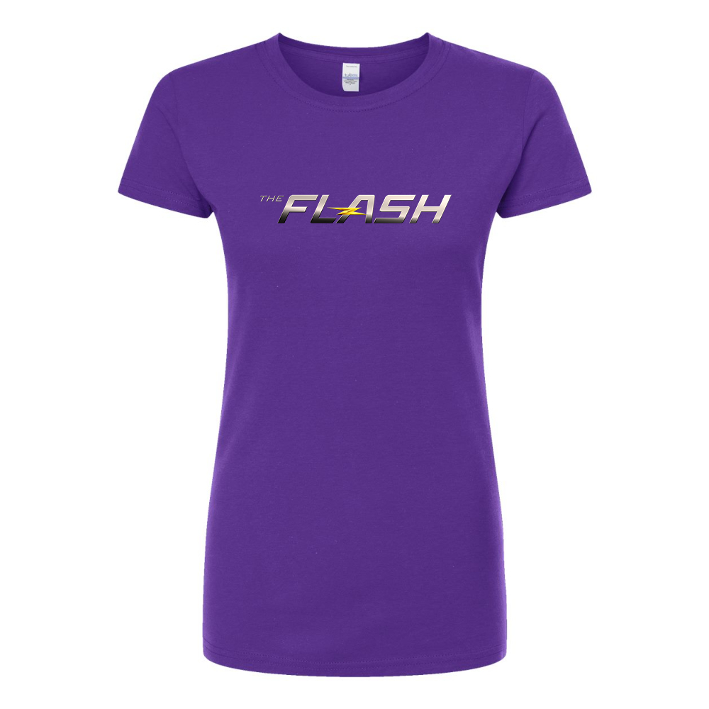 Women's The Flash DC Superhero Round Neck T-Shirt