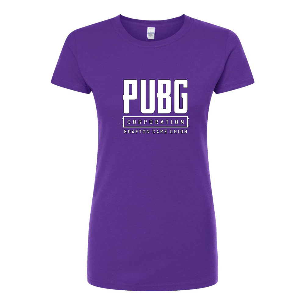 Women's PUBG Multiplayer Shooting Game Round Neck T-Shirt