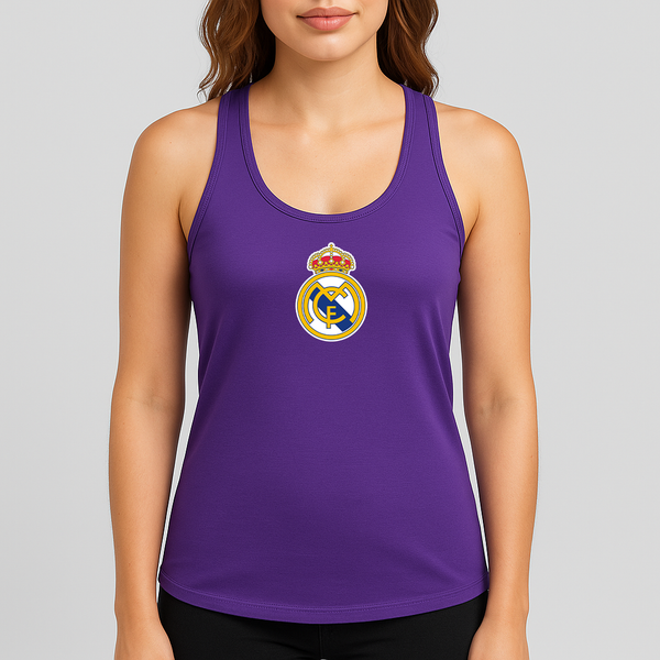 Women's Real Madrid Soccer Racerback Tank Top