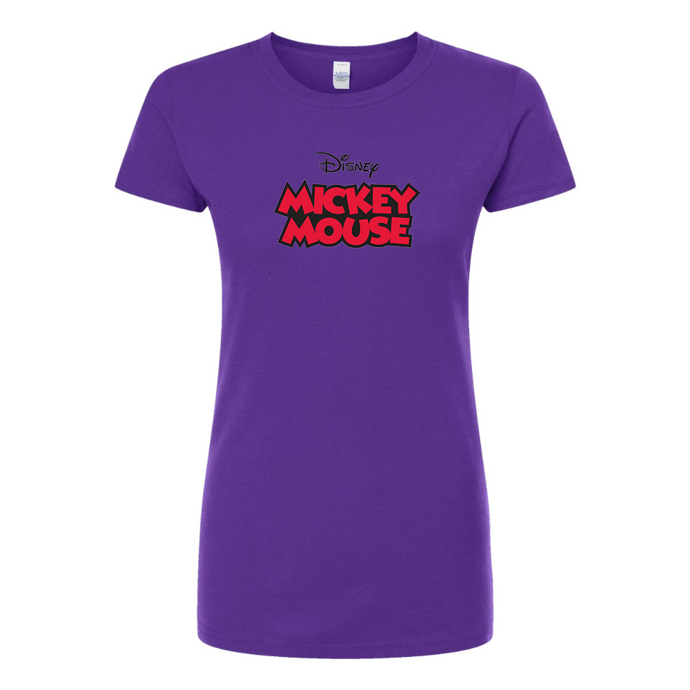 Women's Mickey Mouse Disney Round Neck T-Shirt