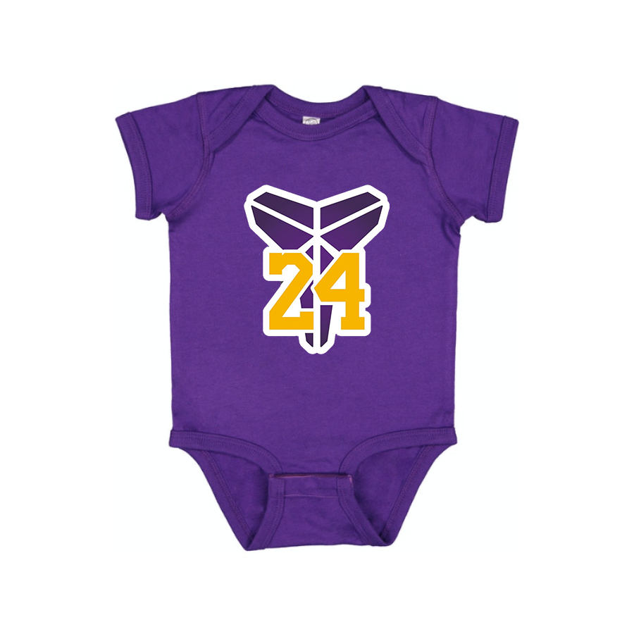 Kobe Bryant Mamba 24 Baby Romper Onesie