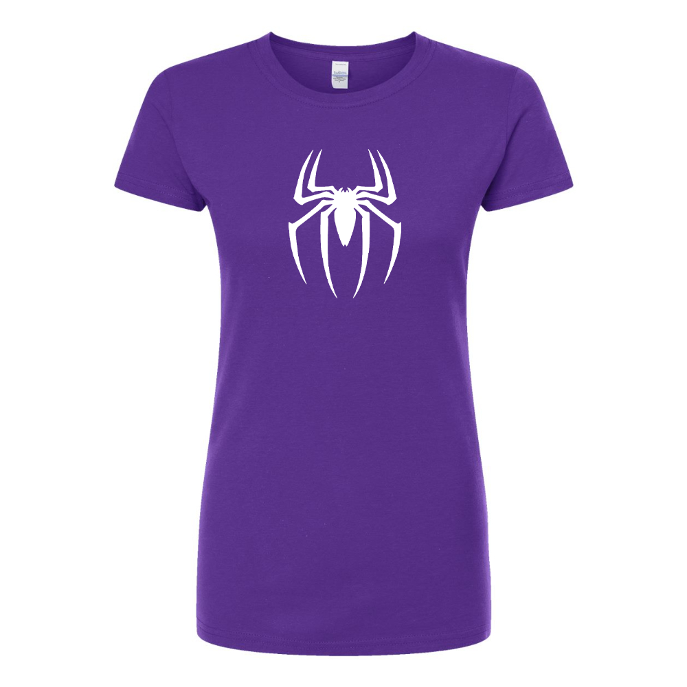 Women's Spiderman Marvel Avengers Superhero Round Neck T-Shirt