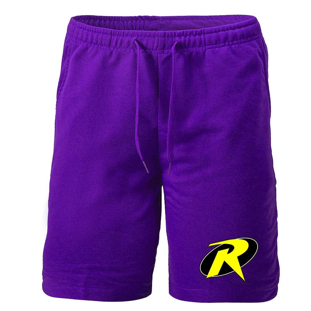 Men's Robin DC Comics Superhero Athletic Fleece Shorts