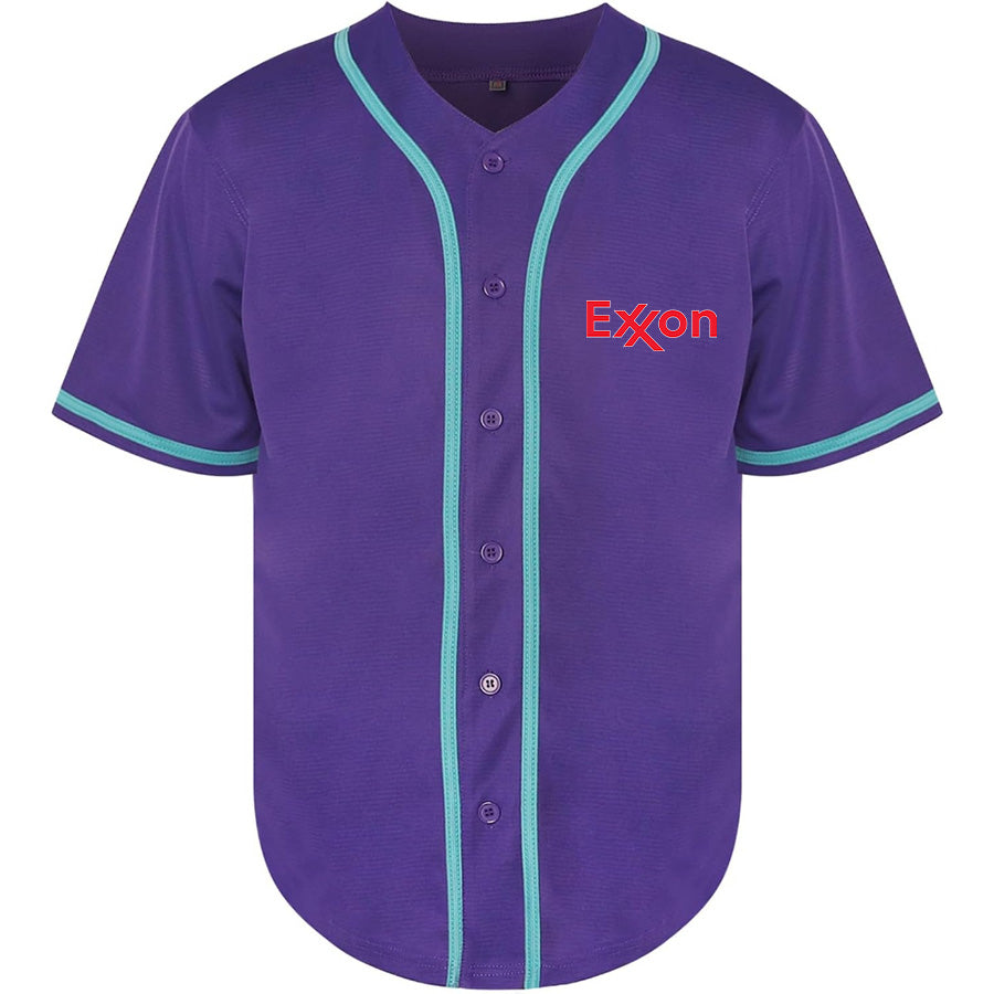 Men's Exxon Gas Station  Baseball Jersey