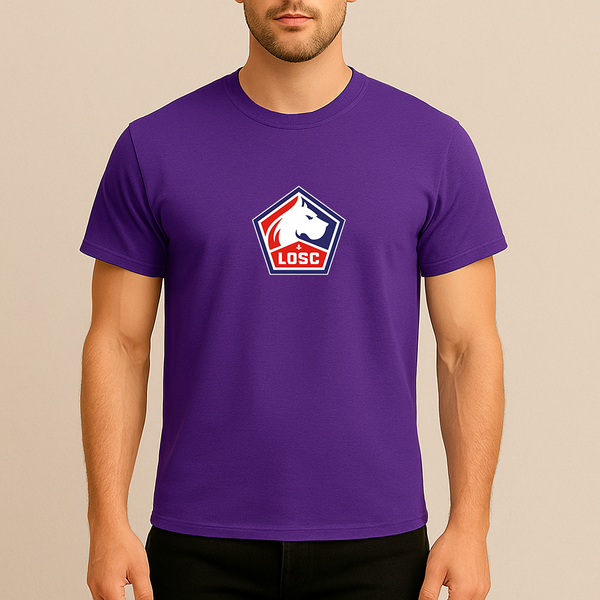 Men's Lille Olympique FC Cotton T-Shirt