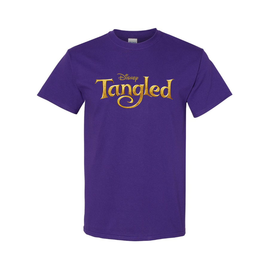 Men's Tangled Disney Cartoon Cotton T-Shirt