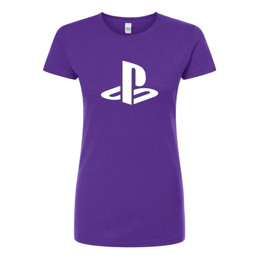 Women's PlayStation Game Round Neck T-Shirt