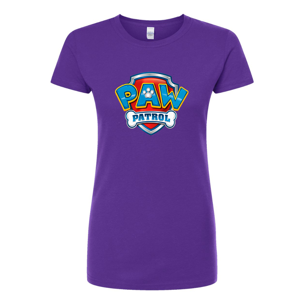 Women's Paw Patrol Cartoon Round Neck T-Shirt