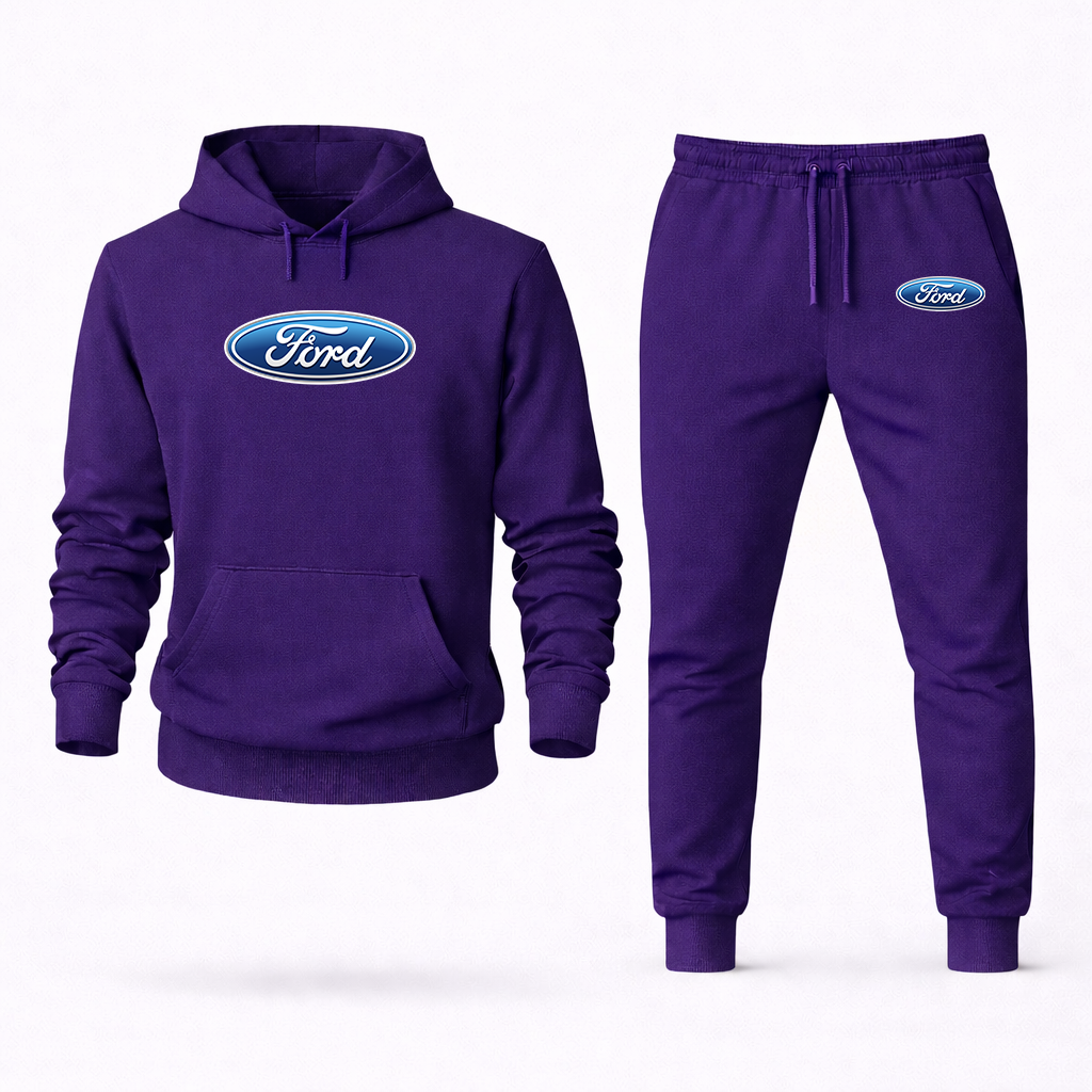 Men's Ford Car Hoodie Joggers Set