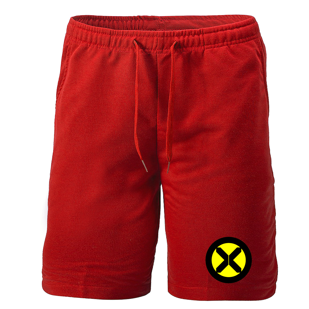 Men's X-Men Marvel Comics Superhero Athletic Fleece Shorts