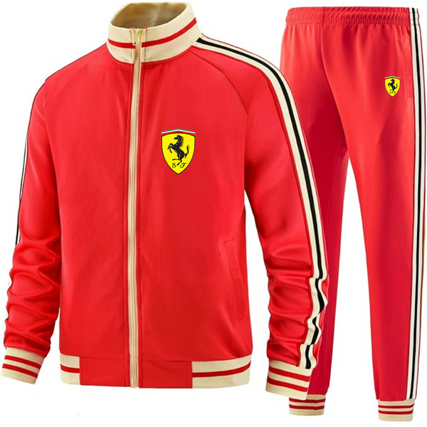 Men's  Ferrari Motorsport Car - Premium Two-Piece Designer Tracksuit