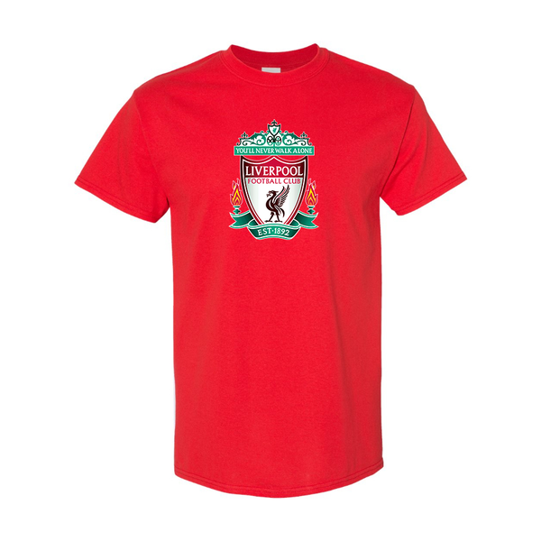Youth Kids Liverpool Football Club Est.1892 Cotton T-Shirt
