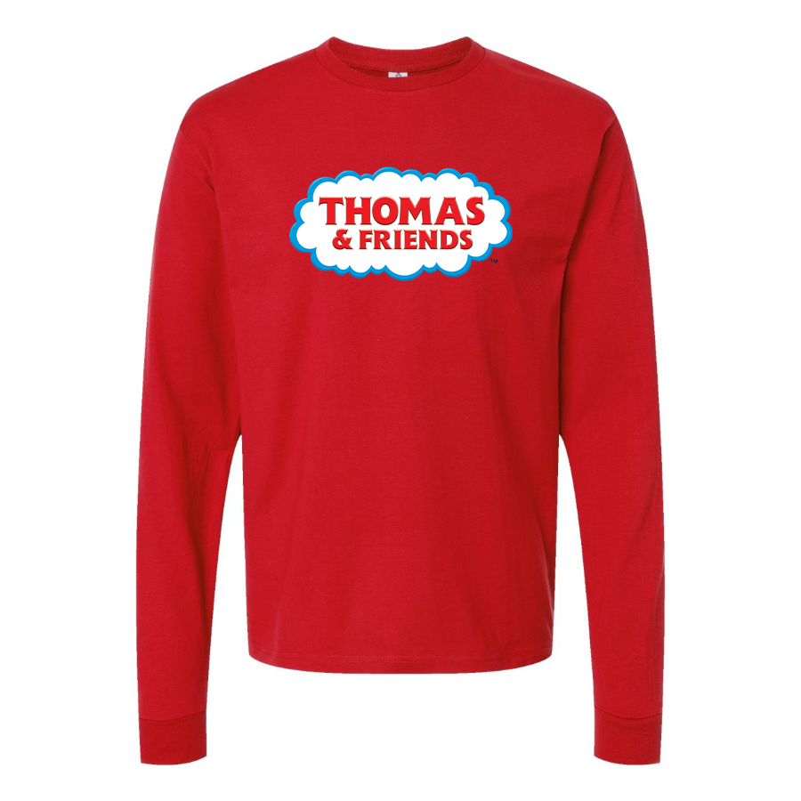 Men's Thomas & Friends Cartoons Long Sleeve T-Shirt
