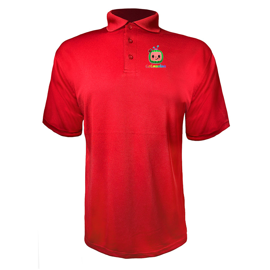 Men's Cocomelon Cartoon Polyester Polo