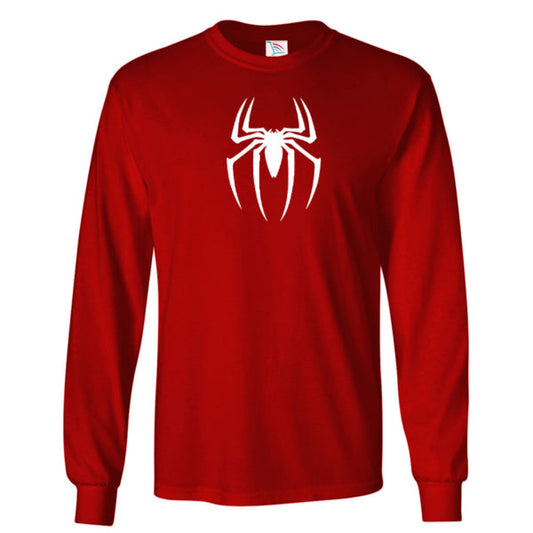 Youth Kids Spiderman Marvel Avengers Superhero Long Sleeve T-Shirt