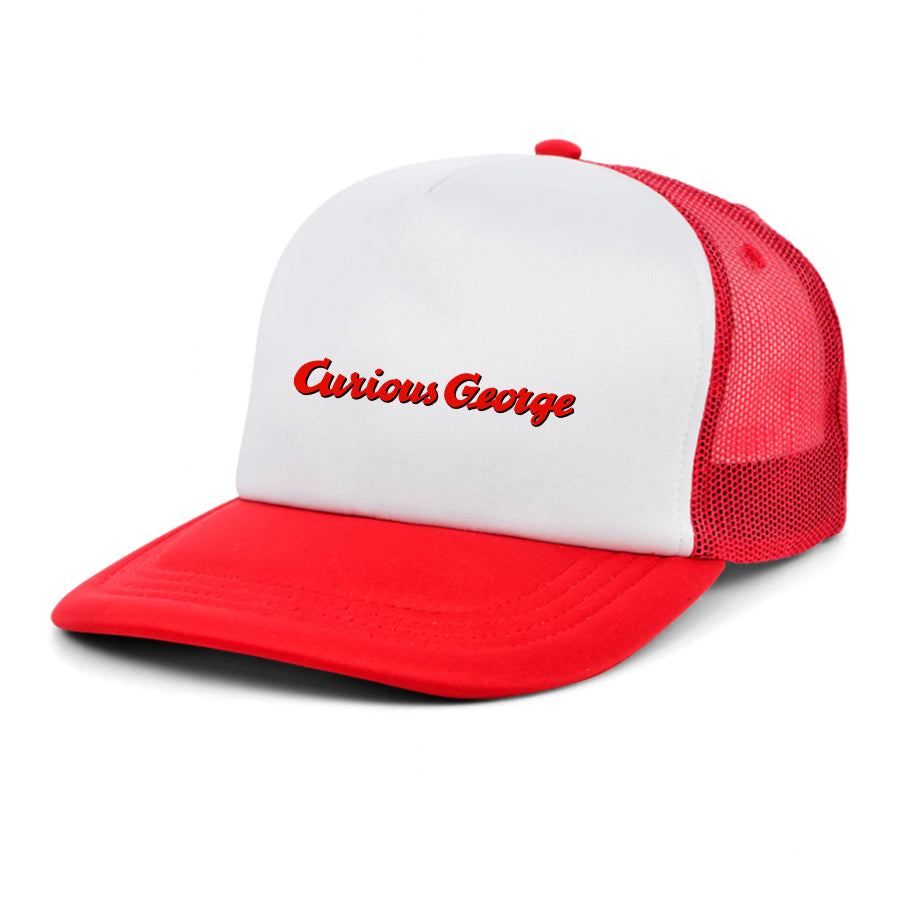 Curious George Cartoon Trucker Hats